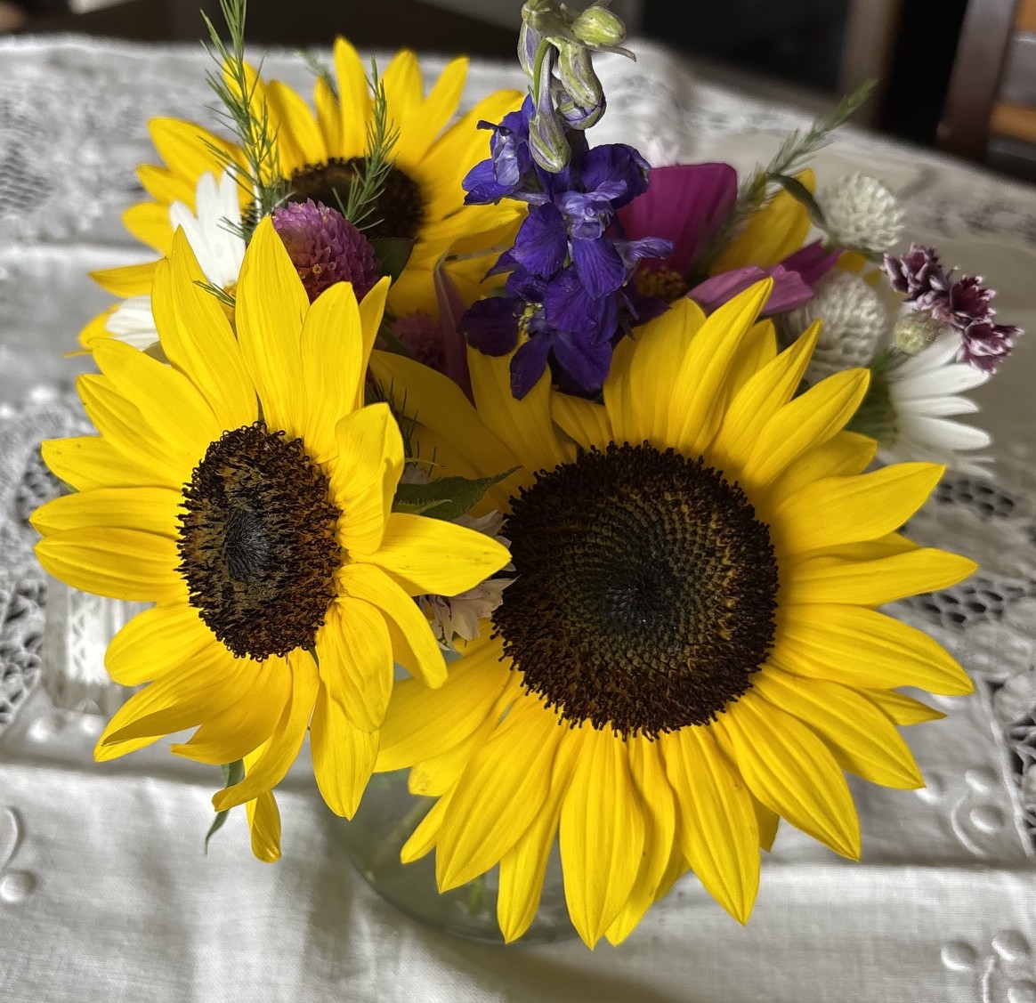 sm sunflower bouquet